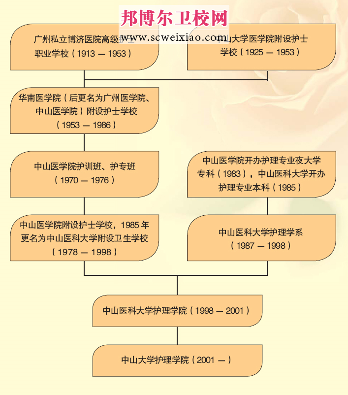 中山大学护理学院机构设置