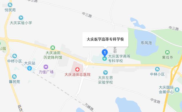 大庆医学高等专科学校地址在哪里