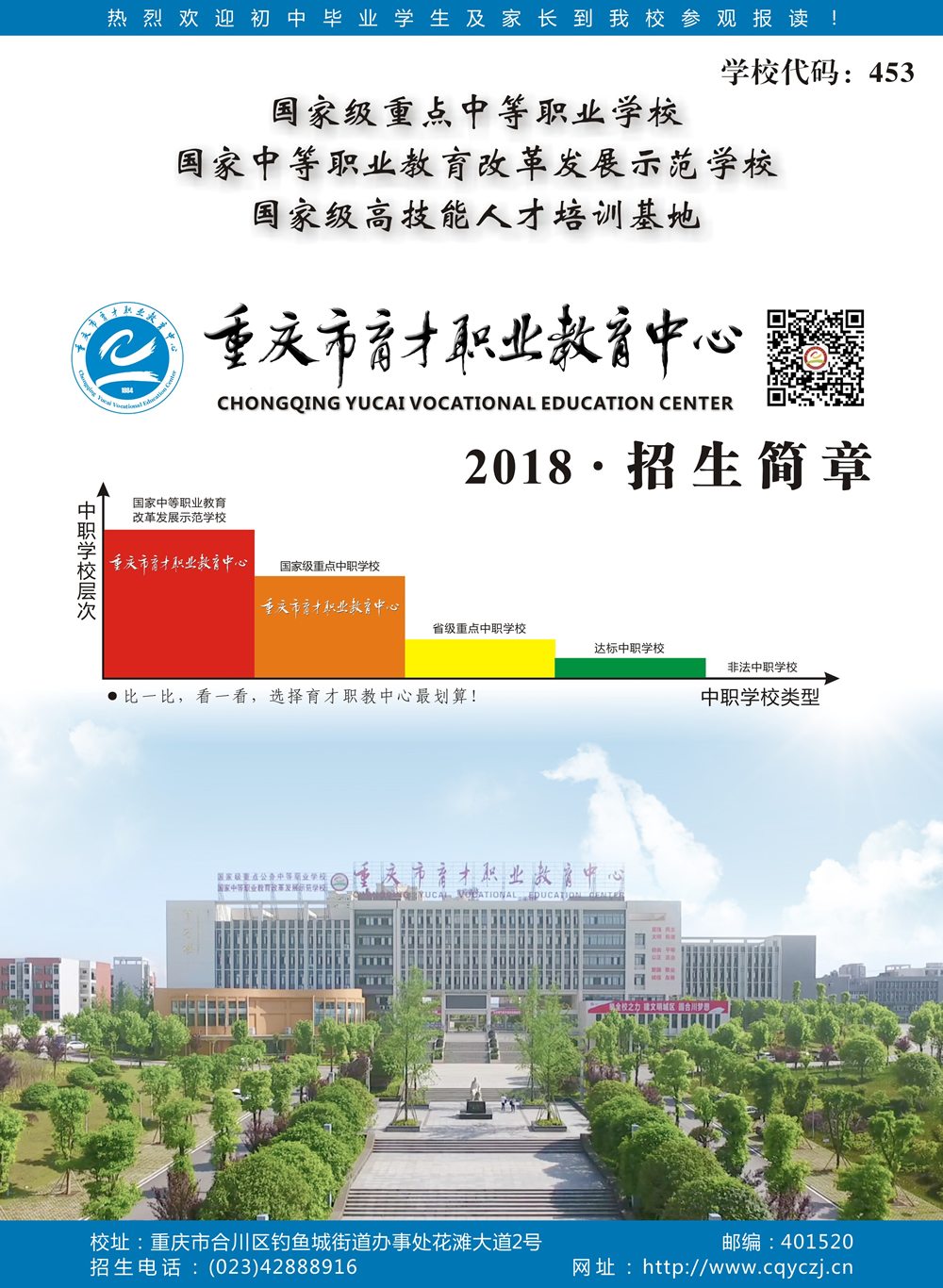 重庆市育才职业教育中心学校2020年招生简章'