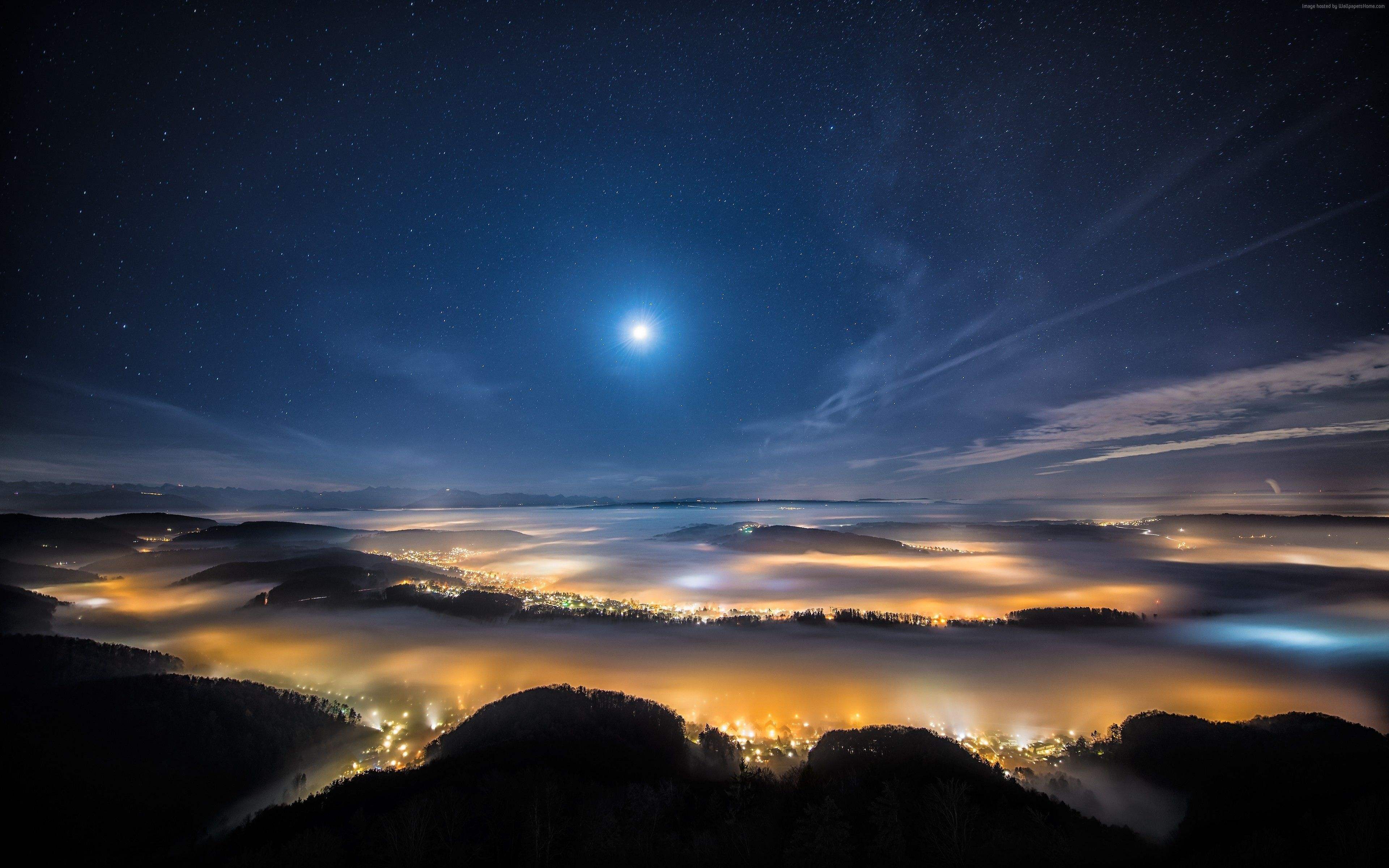 å¯ç¾æç©º å¤æ¯ å¤ç©º æå ç¯å èªç¶é£æ¯ iphoneææºå£çº¸ å¯ç¾å£çº¸