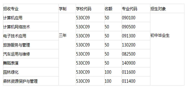 绥江县职业高级中学专业介绍